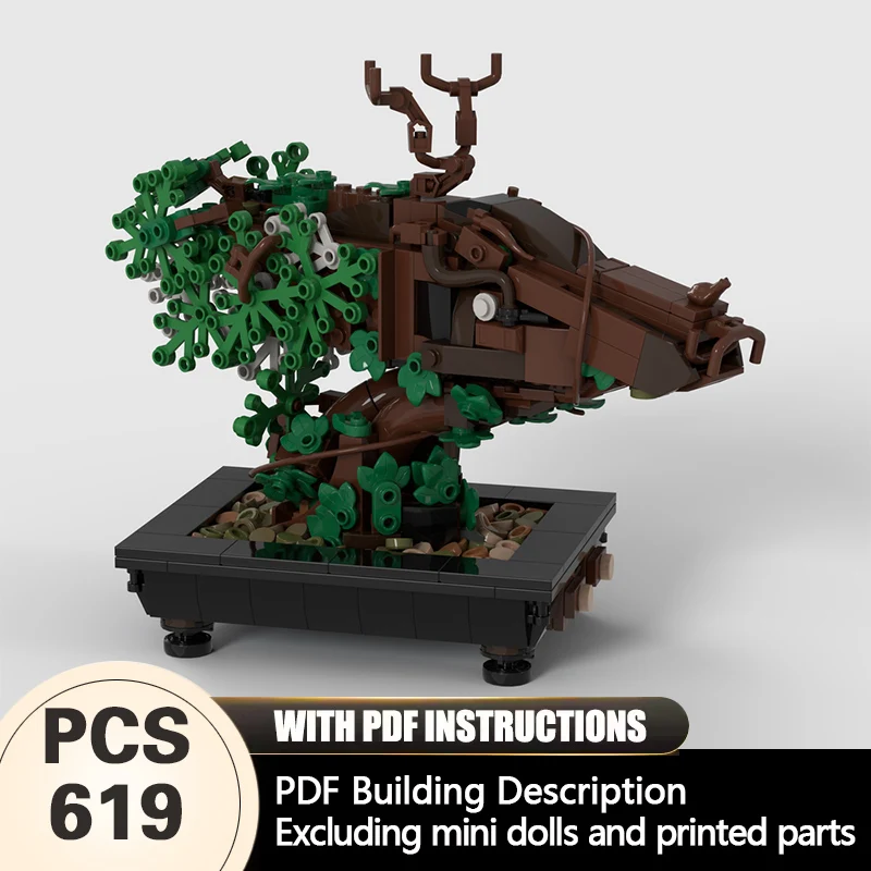 

Creators Plant Series Model MOC Building Bricks Bonsai Dragon Modular Technology Gifts Holiday Assemble Children Toys Suit