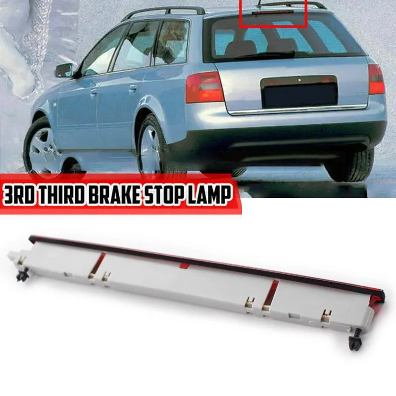

1PC For A6 Avant 1998-2005 High Mount Level Brake Lamp Third Stop Light Brake Lamp LED Rear High Mount Stop Red Sedan 4B9945097A