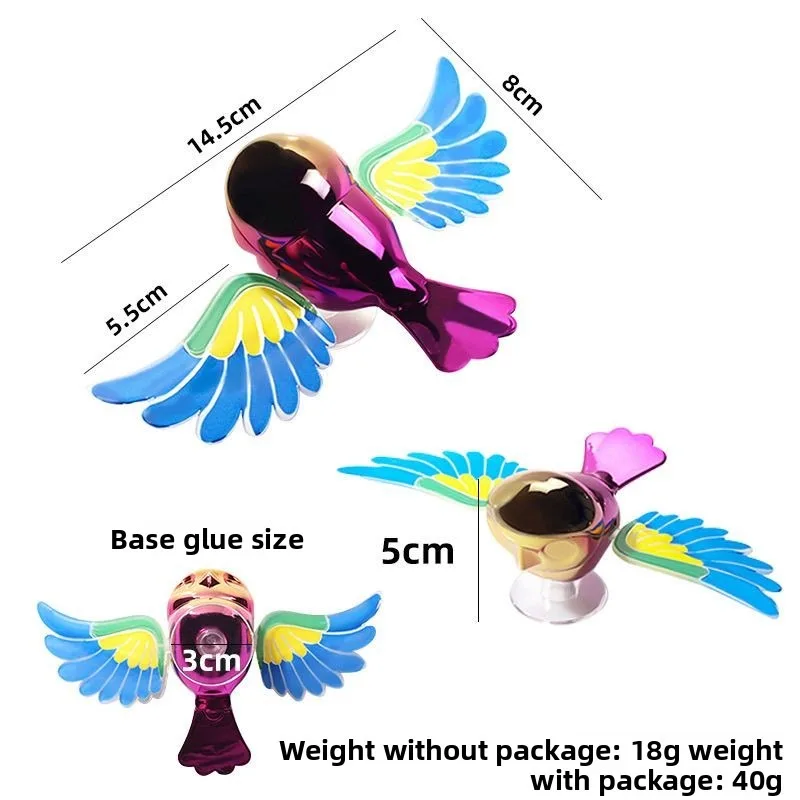 2025년 새들과 함께하는 폭발적인 즐거움, 스트레스 해소를 위한 자동차, 오토바이, 전기차 장식품.