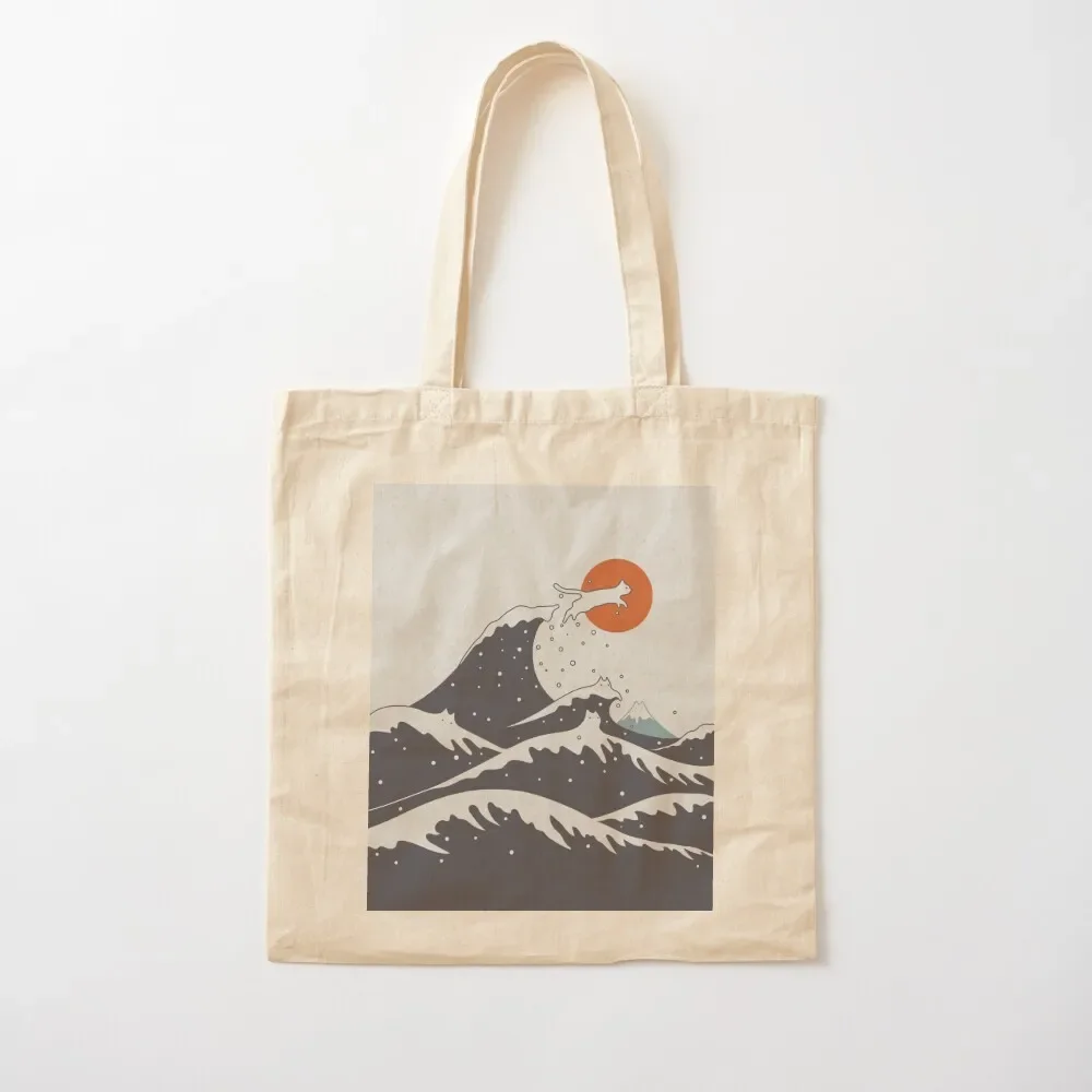 

Cat Landscape 55C Tote Bag custom tote women bags men Eco