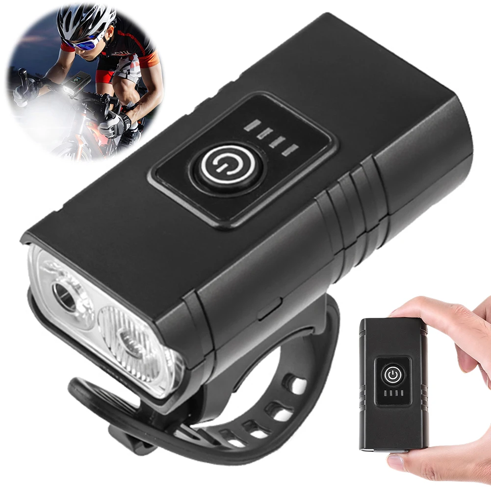 400Lumen LED Front Bicycle Light USB Rechargeable Bike Headlight Bike Lights for Night Riding Bicycle Lamp Bicycle Accessories