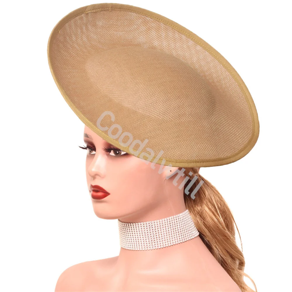 

Имитация синамая, круглая основа для фасинатора 30 см, для женских свадебных и праздничных аксессуаров для волос, рукоделия, банкетов, товары для шляпной мастерии