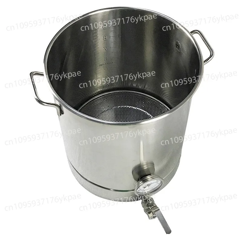 Stainless steel household beer barrel with faucet enzyme barrel temperature control grape cooling fermentation