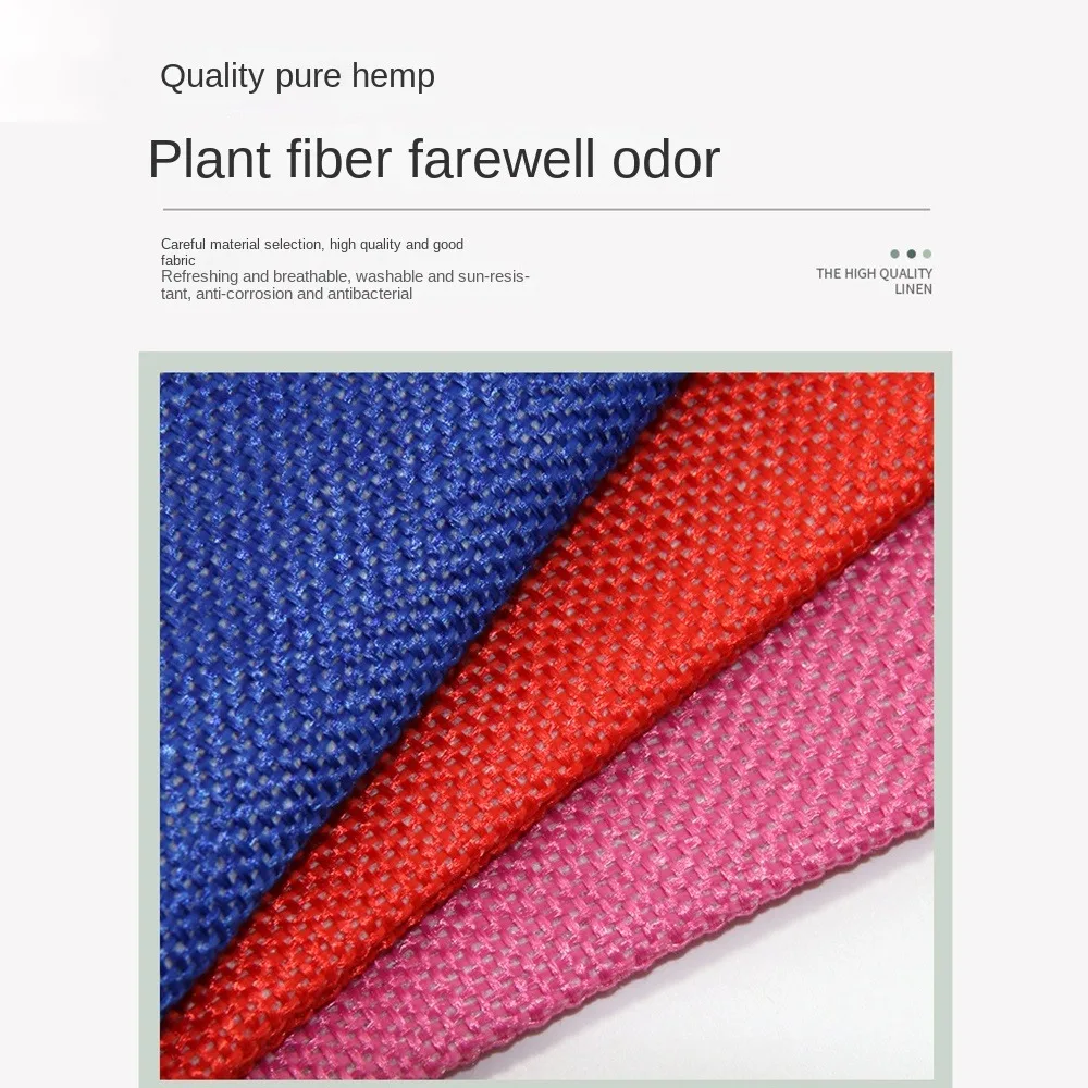 Linen Colorful Linen Drawstring Pockets Breathable and Dustproof with Drawstring Cloth Storage Bag Multiple Colour