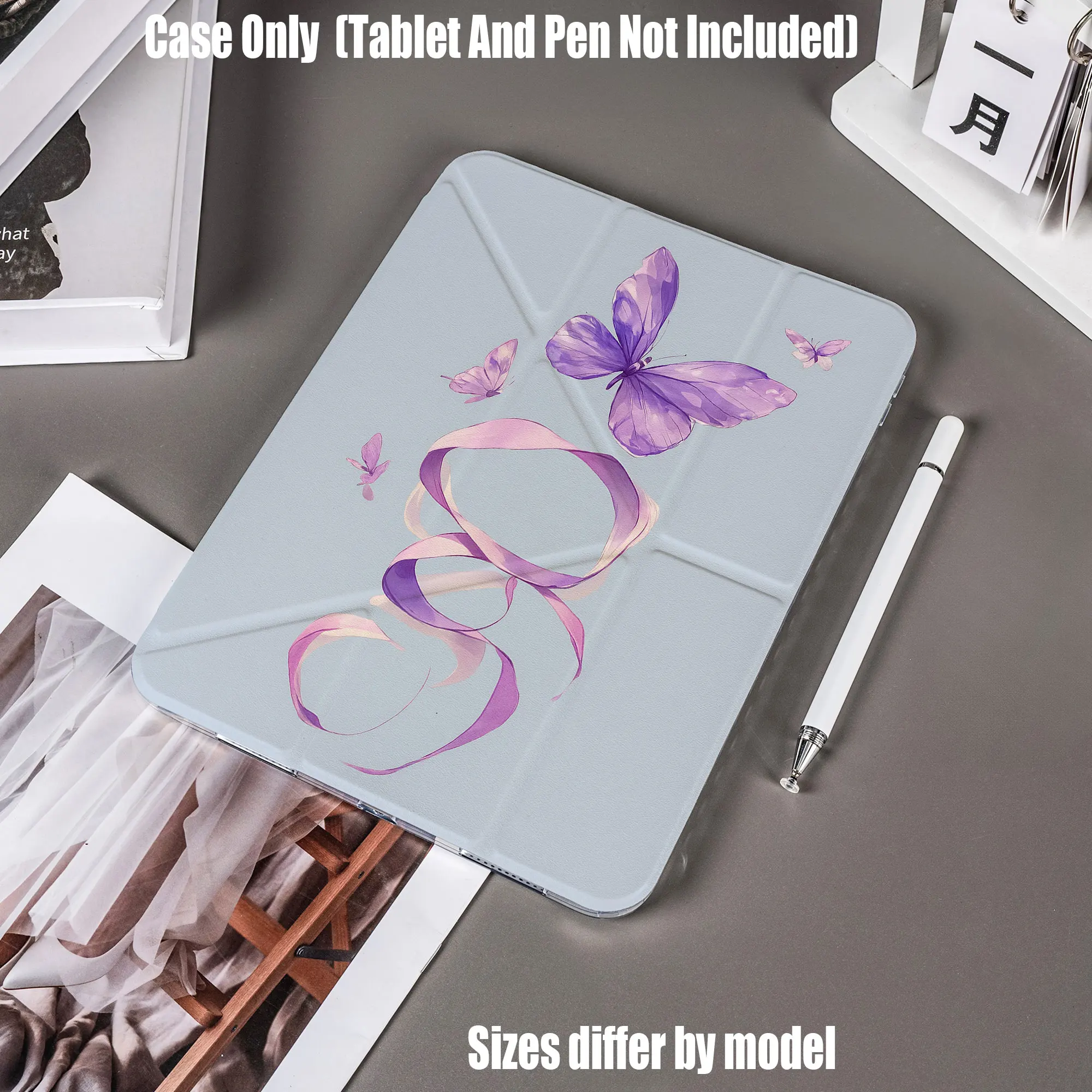 Slim Fit Premium TPU Tablet Cover, Shockproof Durable Lightweight Protective Case for iPad Samsung Huawei Honor Redmi Xiaomi