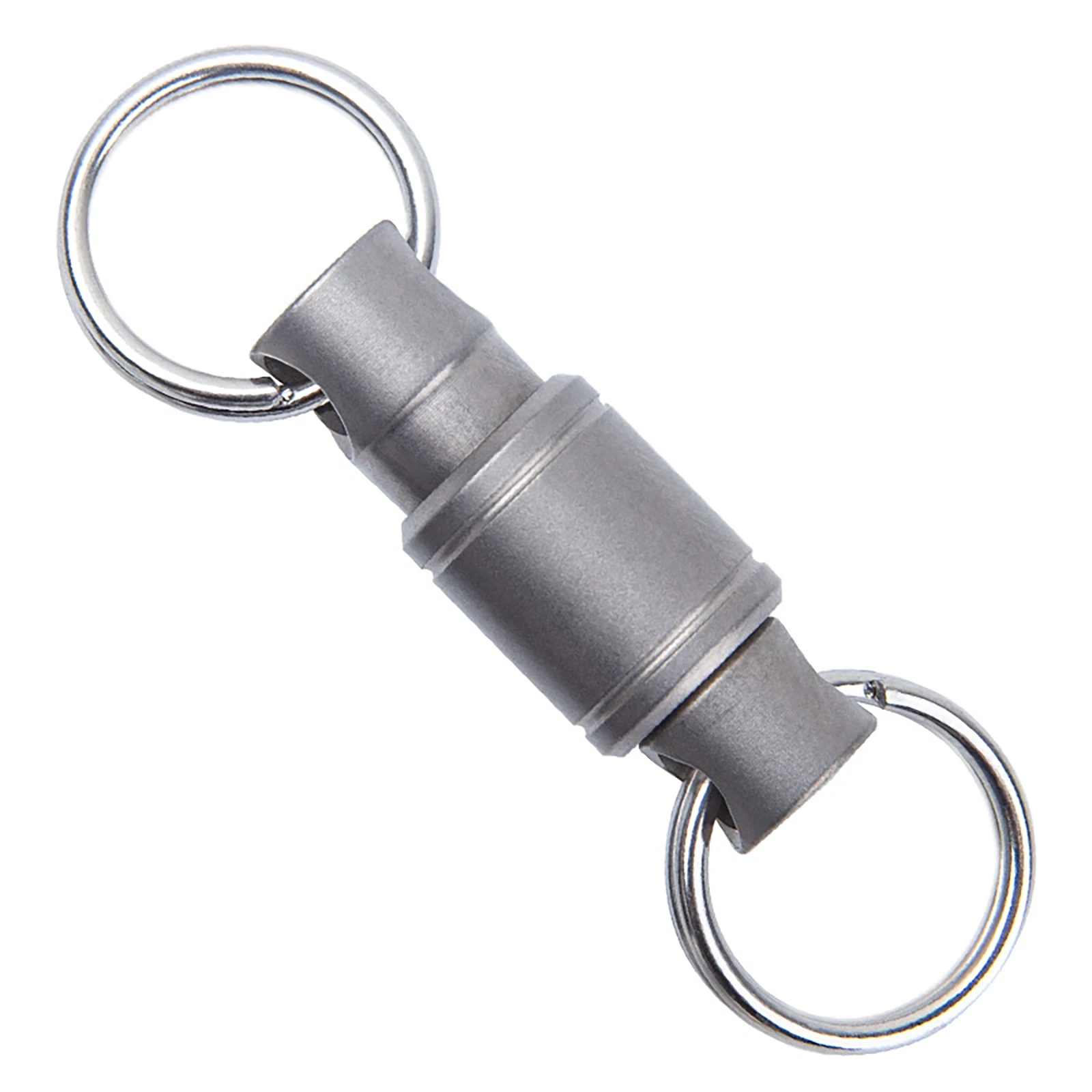 Two-way Keychain Corrosion-resistant Titanium Alloy Key Holder Rust-resistant Lightweight Detachable for Boys Girls Holiday Gift