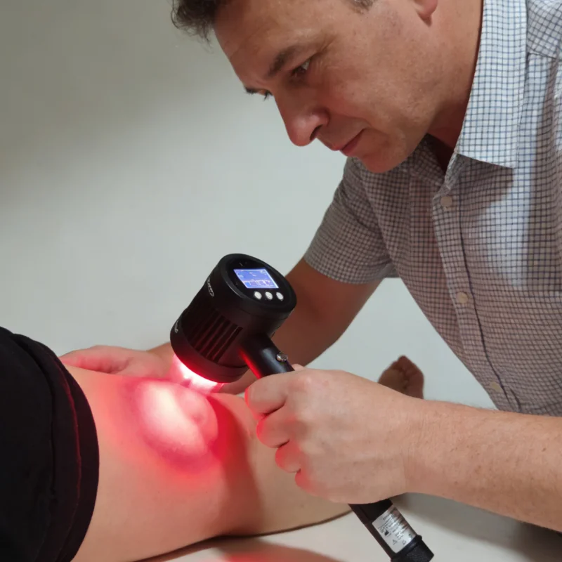 Clinical Grade 5W 25 Diodes 808nm 650nm Dual Wavelength Cold Laser for Canine Arthritis Feline Neuropathy Equine Wound Care