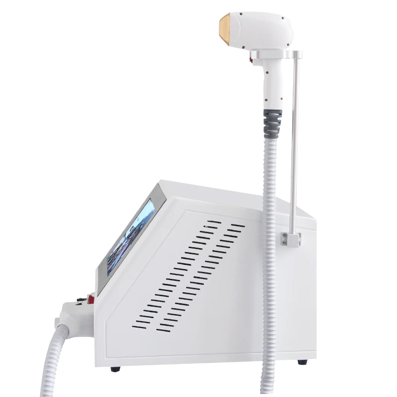 2025 New type of diode laser 755 808 1064nm multi wavelength hair removal machine suitable for facial cooling head painless lase