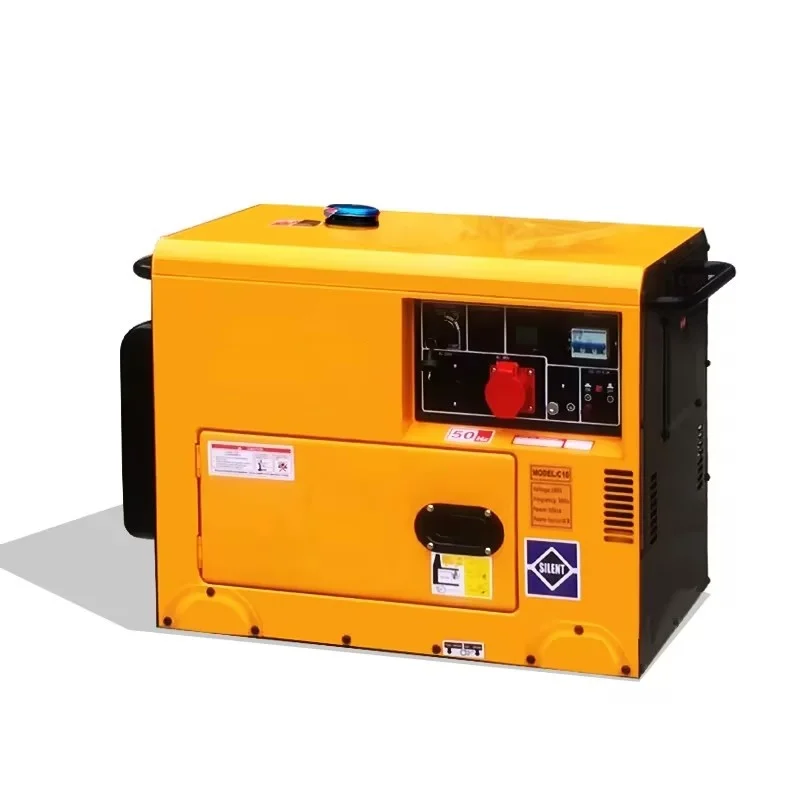 

Промышленные портативные бесшумные генераторы с воздушным охлаждением, 3-фазные, 2026 года выпуска, мощностью 2 кВА, 5 кВА, 8 кВА, 10 кВА, 15 кВА, 2 кВт, 3 кВт, 5 кВт, 10 кВт