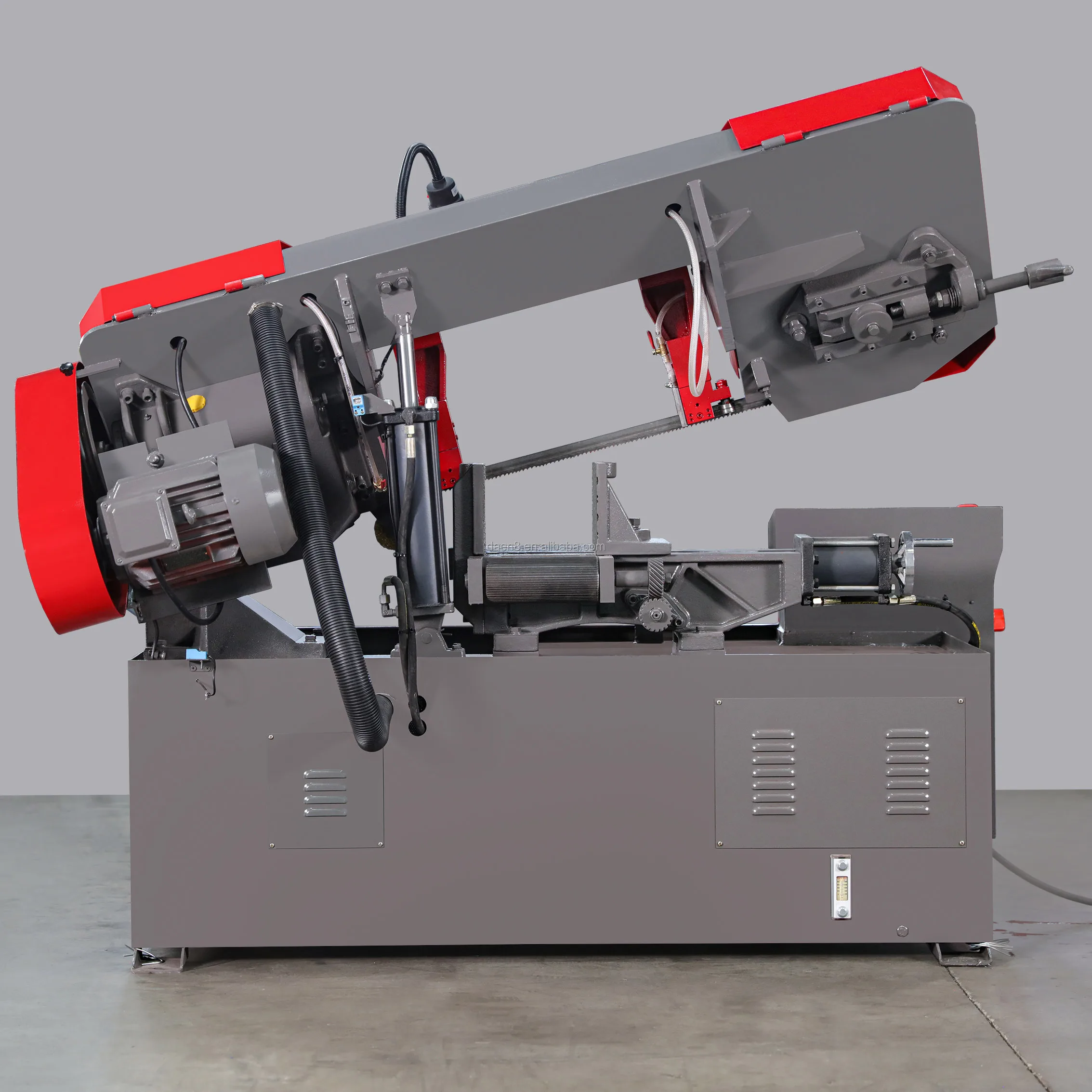 Horizontal Straight Cutting Steel Bars Band saw Machine Easy Operation Automatic Feed Bandsaw Equipment