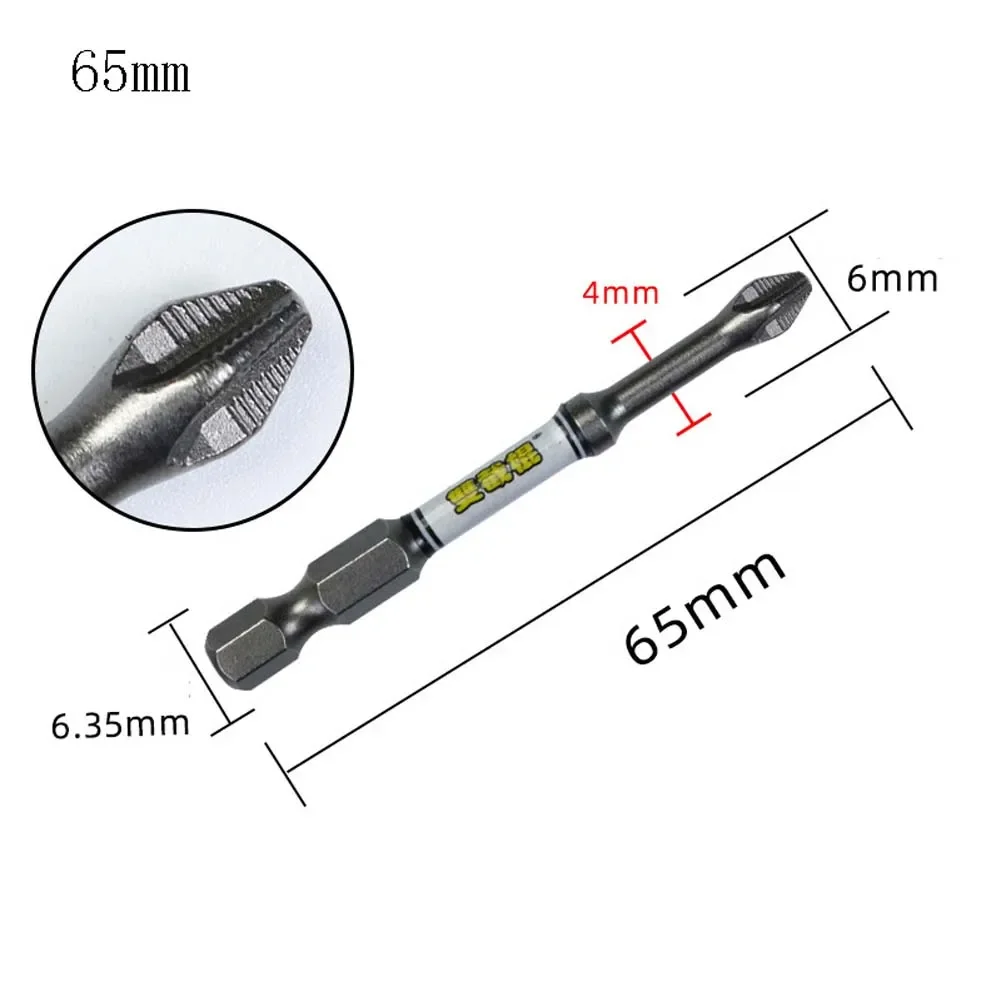Screwdriver Bit 1PCS Non-Slip Magnetic Cross Household Driver Screw For Electric Screwdriver Bit High Quality Hand Tools