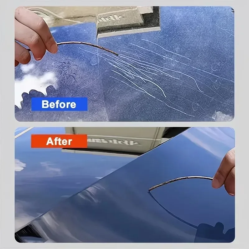 New Car Wax, Automotive Paint Care Cream – Scratch Repair, Gloss Enhancer & Brightness Restorer, Aluminum-Based Scratch Removal