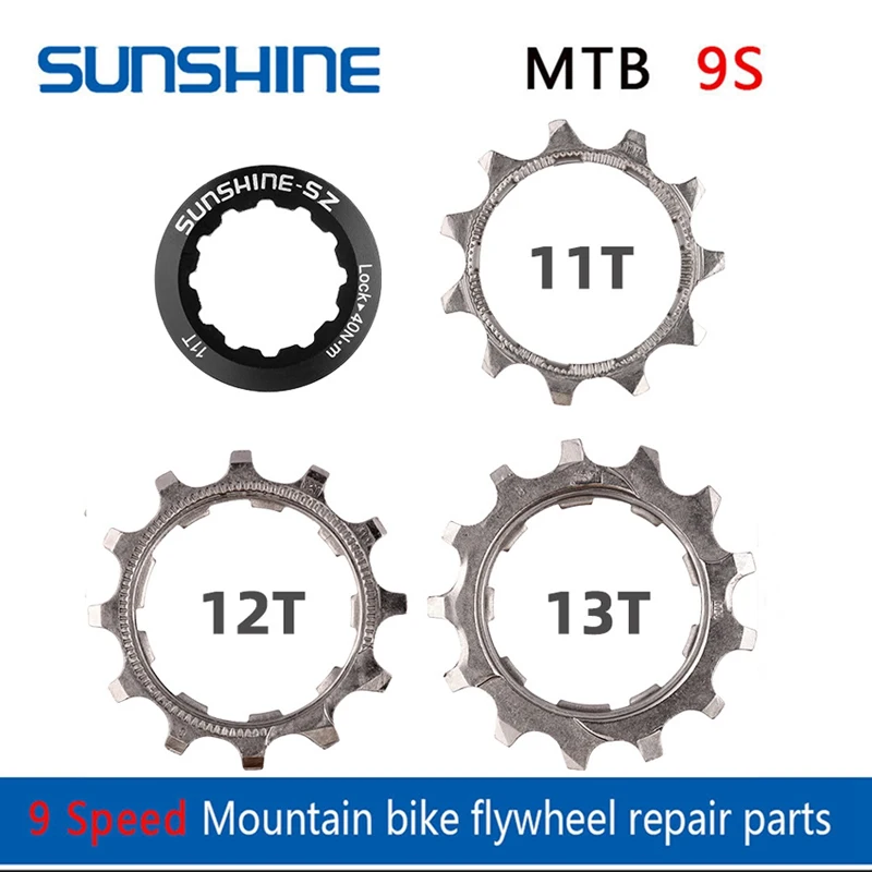 Original MTB Road Bike Freewheel Cog 8 9 10 11 12 Speed 11T 12T 13T Bicycle Cassette Sprockets Accessories for SRAM Flywheel