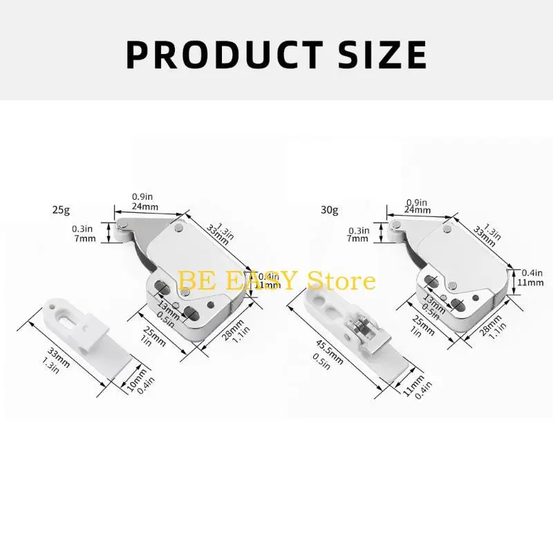 E28F -Bloqueking Discisel Gabinet Captes Touch Patches duradera