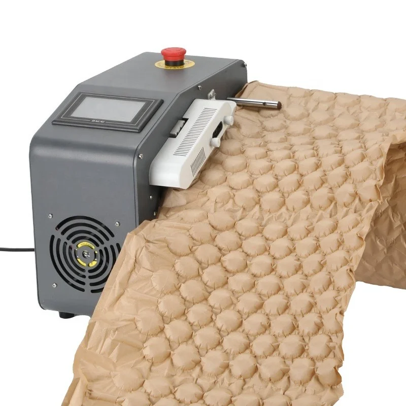 

China Kraft Paper Air Pillow Bubble Film Machine