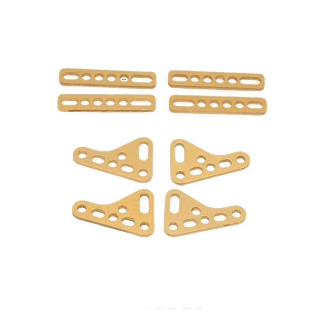 A52T for SCX10 TRX4 TRX6 1/8 1/10 Remote Control Climbing Car Metal Double Shock Absorbers Bracket Damper Mount Stand