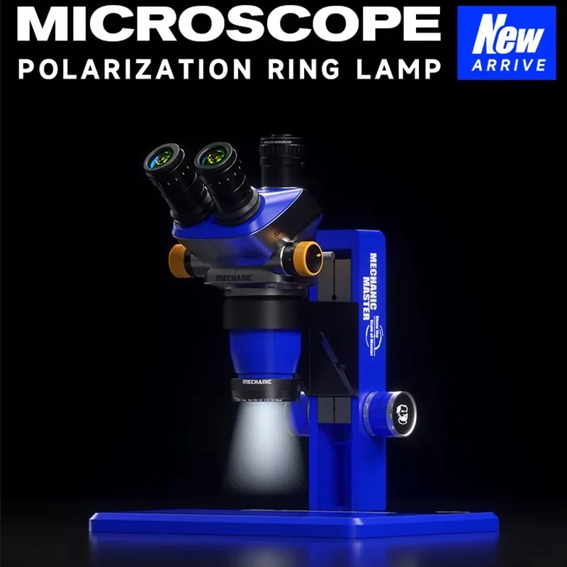 Imagem -06 - Mecânico Ls720 Microscópio Polarizado Lâmpada Iluminador 72 Peças Led Anel Fonte de Luz Eliminar Brilho para Reparo de Solda Industrial