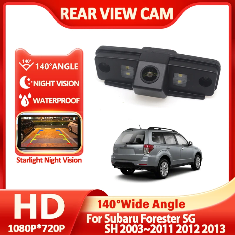 CCD NTSC Waterproof Night Vision Car Rear View Camera Backup Camera For Subaru Forester SG SH 2003~2012 2013 CVBS Accessories