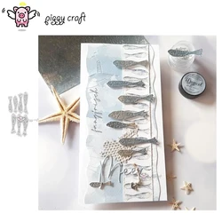 Piggy Craft metal cutting dies cut die mold Fish series decoration Scrapbook paper craft knife mould blade punch stencils dies