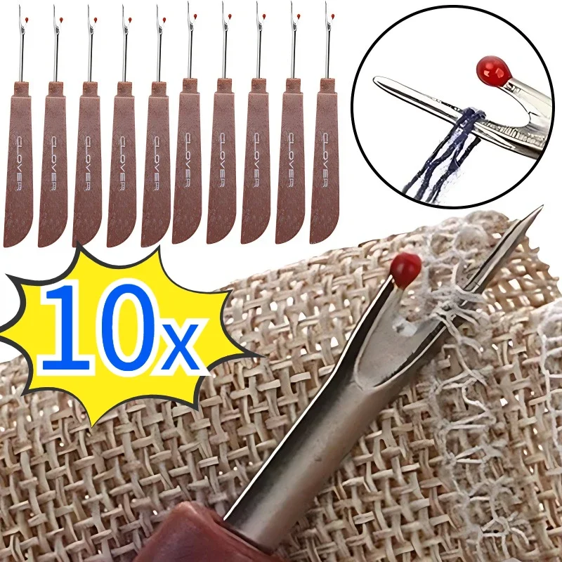 1/10Pcs Stahl Faden Cutter Holz Kunststoff Griff Naht Trenner Stich Entfernung Messer Nadel Kunst Nähen Werkzeug DIY nähen Zubehör