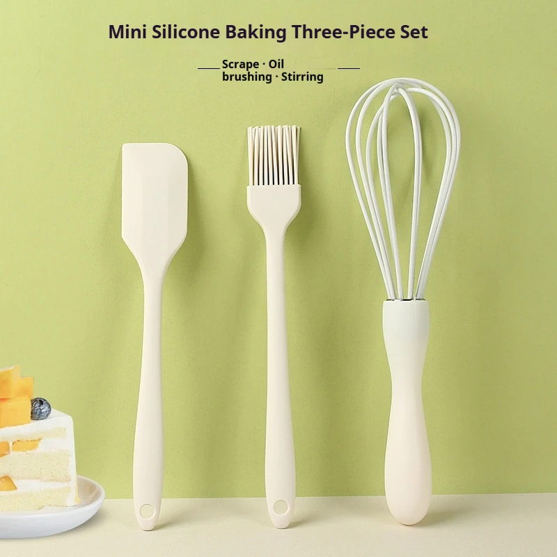 Silicone Baking Set Cake Cream Spatula Scraper Kitchen Household Egg Whisk Barbecue Oil Brush Gadget Kitchen Supplies
