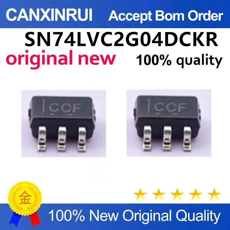 （5pcs-10pcs）Brand new original genuine SN74LVC2G04DCKR dual channel NOT gate inverter SOT-23-6/