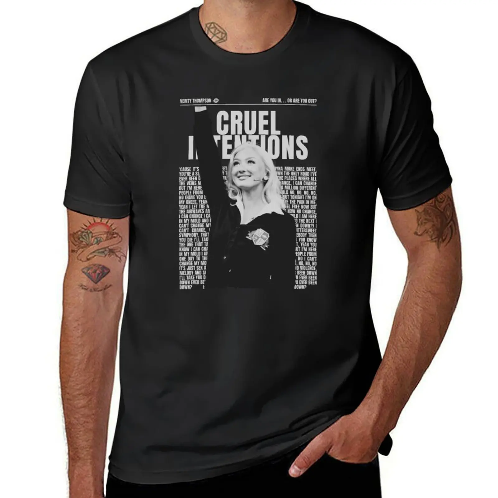 

CRUEL INTENTIONS' (Verity Thompson) design T-Shirt Aesthetic clothing plus size tops summer clothes blanks t shirt men