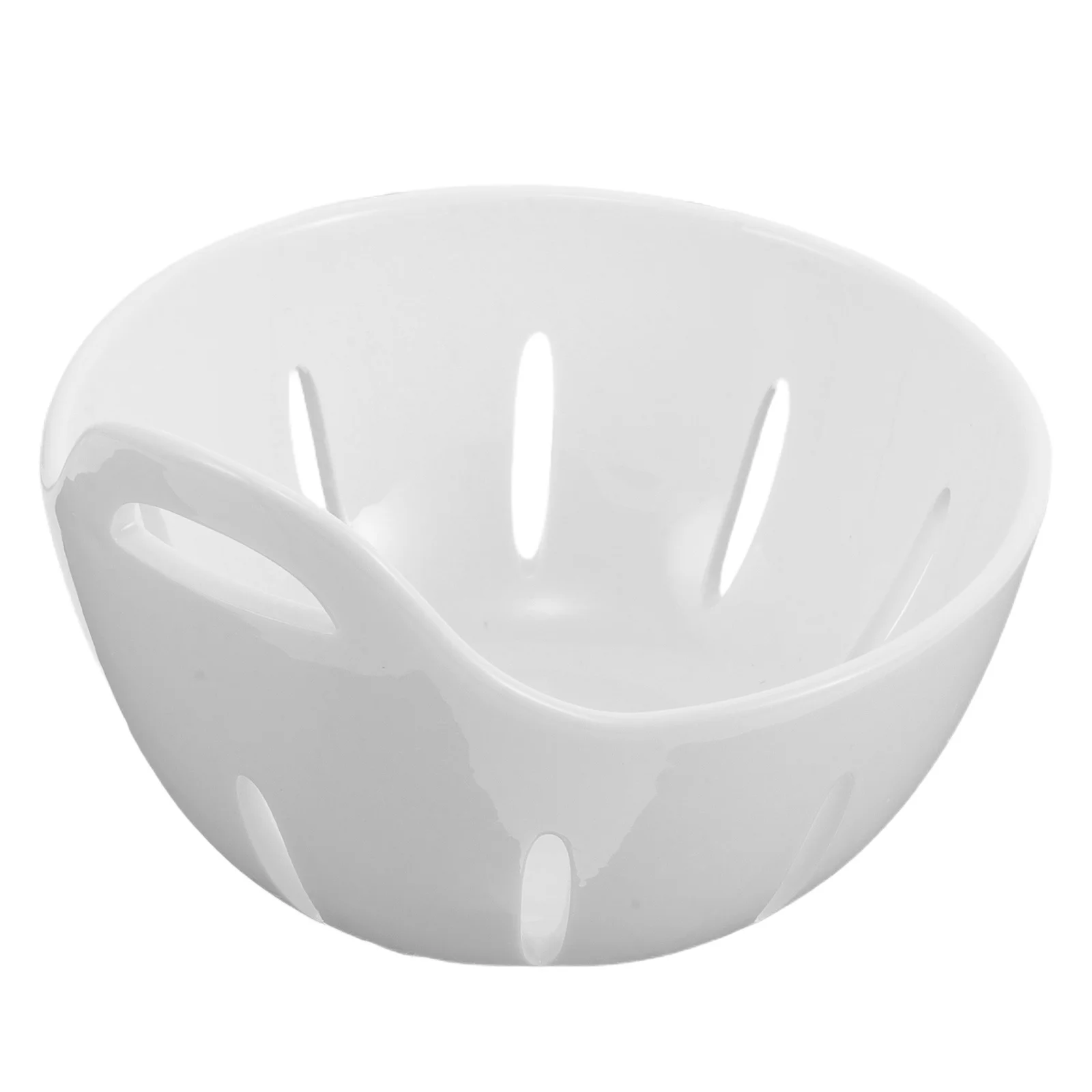 

Ceramic Nordic Fruit Basket 6 Inch Drainage Colander Porcelain Decorative Berry Bowl Kitchen Countertop Storage Basket