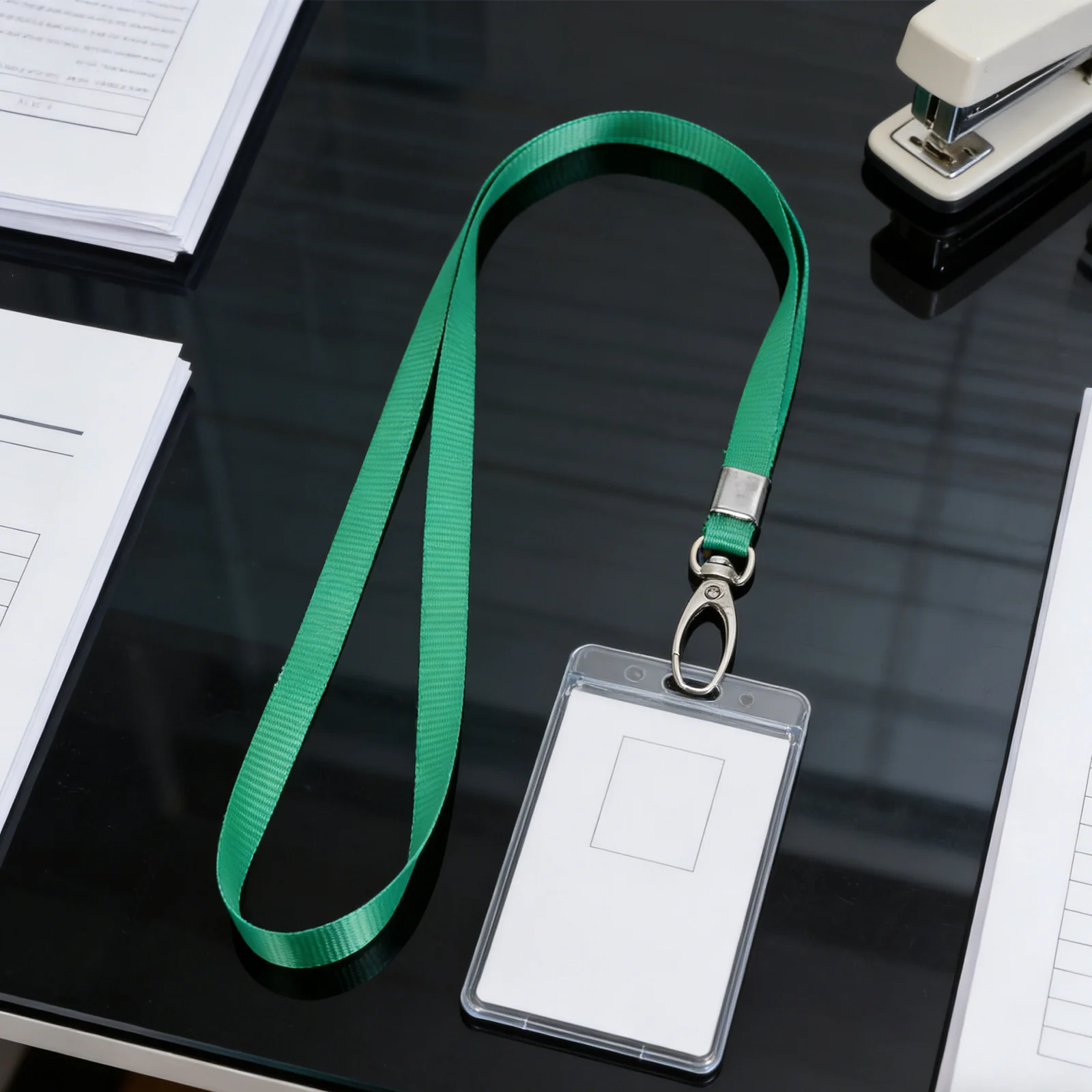 

50Pcs Nylon Lanyard for Id Badges Lightweight Soft Neck Strap with Swivel Hook for Office School Conference Work Id Card Key