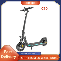 JOYOR C10 Electric Scooter, 500W Motor, 48V 10.4Ah Battery, 10 Inch Tire, 45km/h Max Speed, 40km Range, 120kg Load, Disc Brake