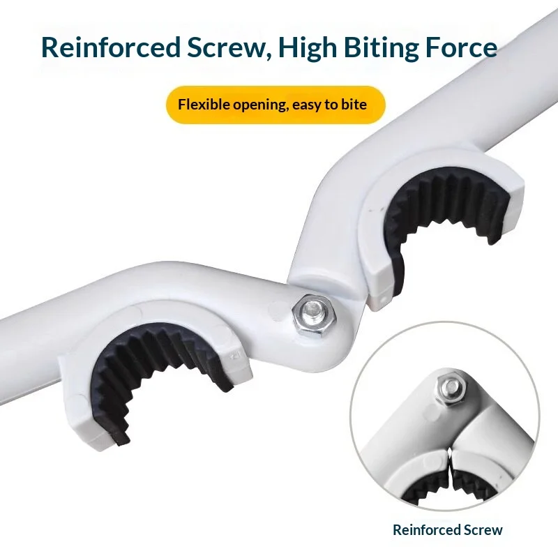 Universal Faucet Aerator Wrench Non‑Slip Rubber Pad Faucet Nozzle Disassembly Tool for Kitchen Bathroom Sink Repair