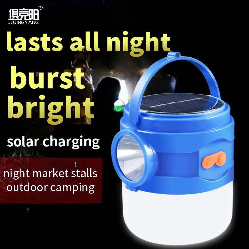 Solar LED Camping Light USB Rechargeable Bulb For Outdoor Tent Lamp Portable Lanterns Emergency Lights