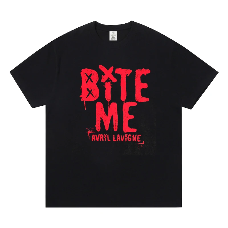 

2025 Avril Lavigne Concert Fans Nearby T-shirt High-quality Y2K Men Women Short-sleeved Round-neck Tops