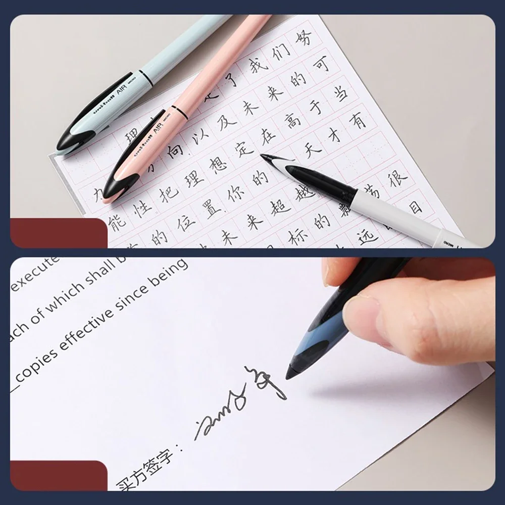 1pcs UNI Limited Gel Pen Straight Liquid 0.5mm UBA-188 Free Control Black Technology Pen Signature Business Office Supplies