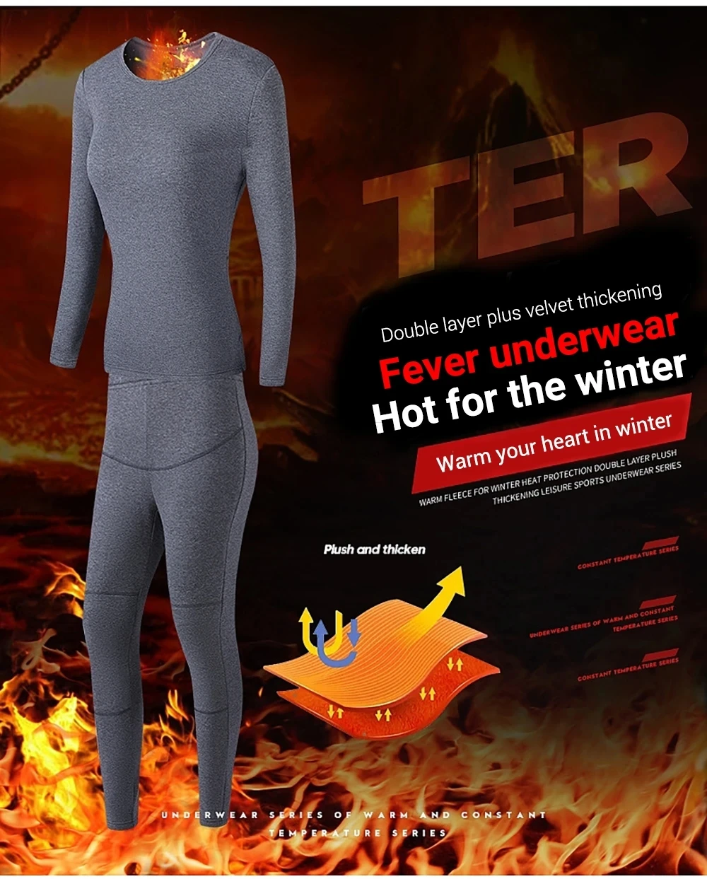 52 Zonen Neue Beheizte Unterwäsche Winter Thermo-Unterwäsche Damen Herren Heizjacke Winter-Accessoires USB Elektrische Heizkleidung – Detail 4