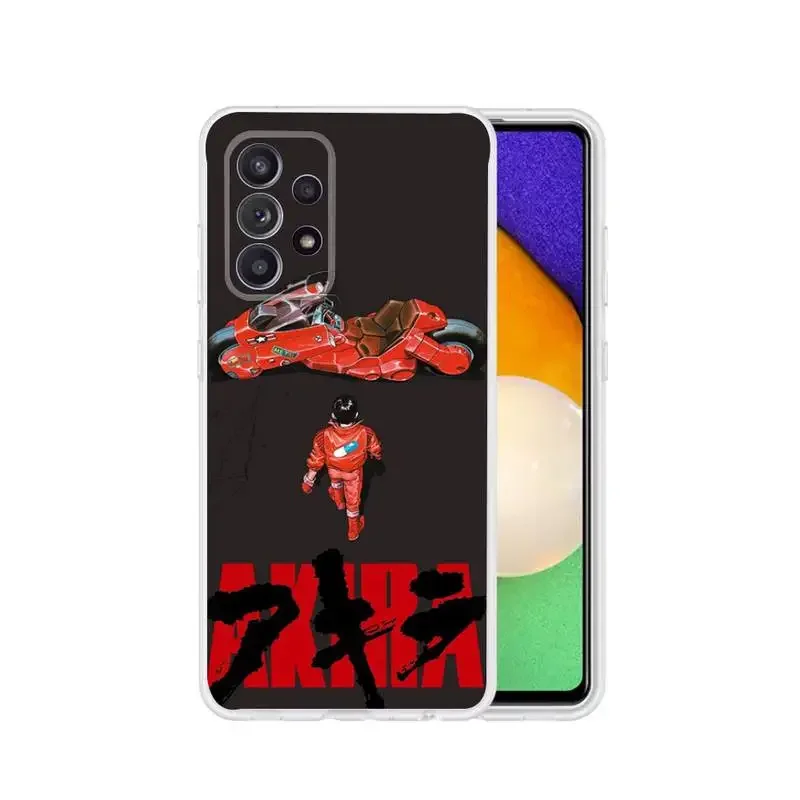 A-Akira- Parody Funny Anime Phone Case For Samsung Galaxy S 23 22 21 20 10 9 8 7 6 Plus Ultra Edge lite Transparent Soft Cover