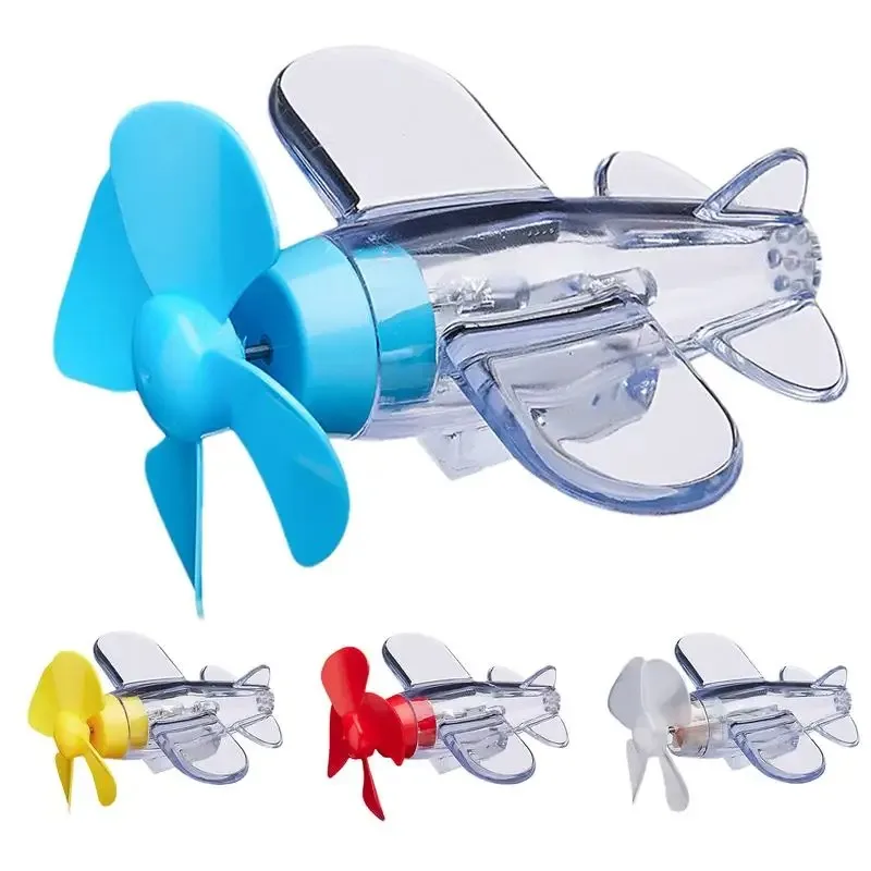 Rotating Airplane, Motorcycle Handle Decoration, Wind Power LED Light, Safety Riding Warning, Motorcycle Decoration view 3