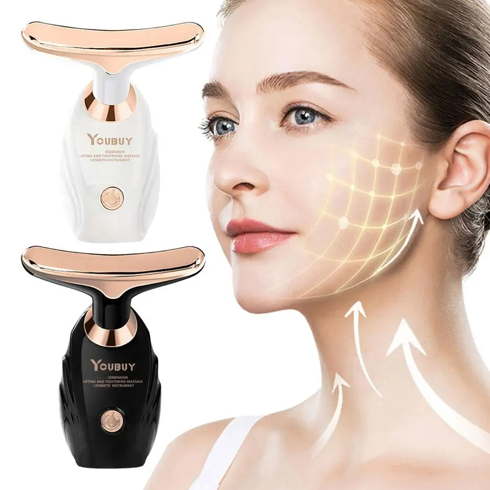 Dispositivo di sollevamento del viso del collo rassodamento della pelle antirughe EMS Chin Microcurrent Face Tool Remover cura della pelle Beauty Double Mas O8X2