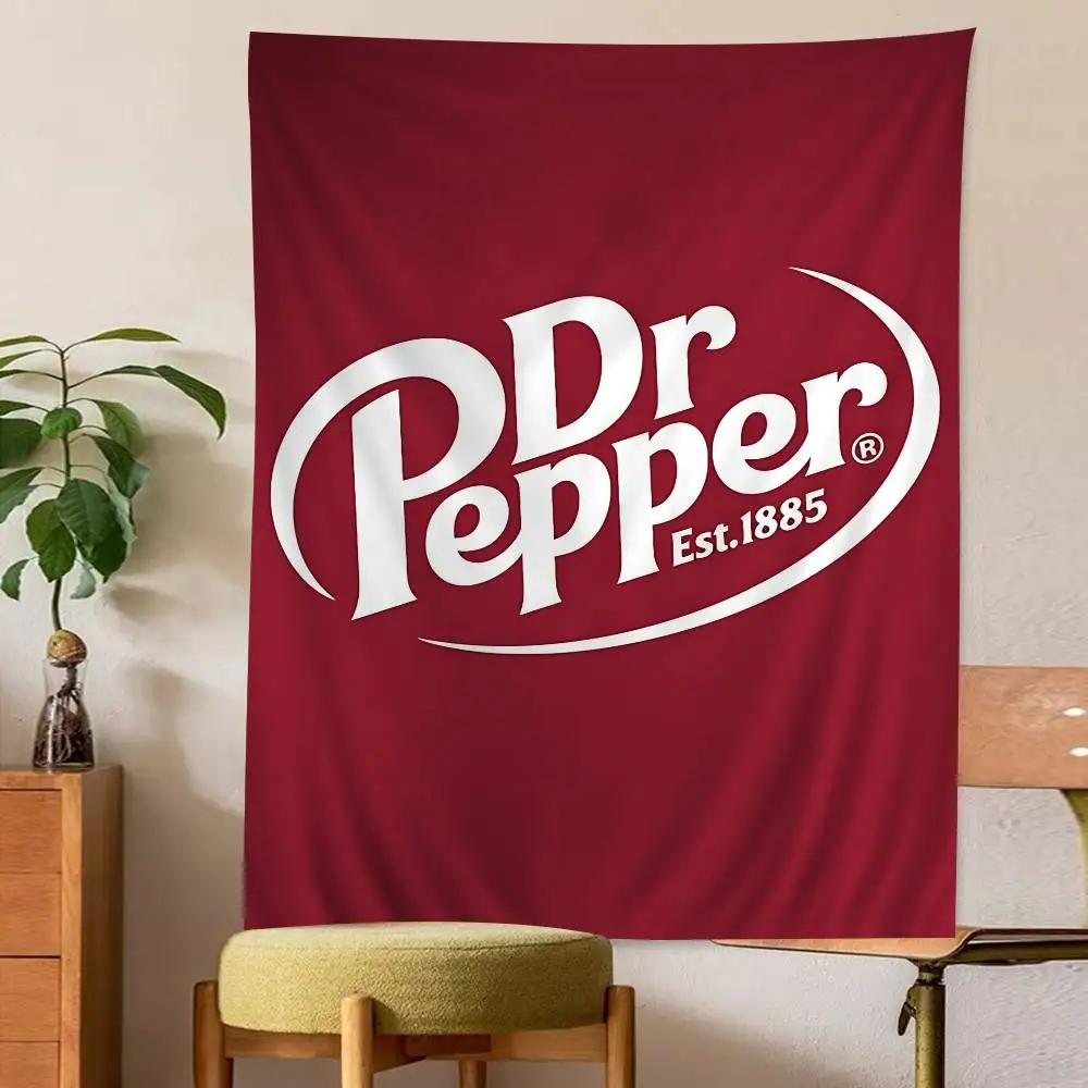 Brand D-Dr P-Pepper Logo Hanging Bohemian Tapestry Bohemian Wall Tapestries Mandala Cheap Hippie Wall Hanging
