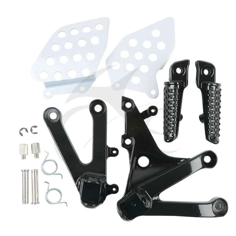 Front Driver Footpegs Pegs Bracket Fit For Honda CBR600RR CBR 600 RR 2007-2025 2024 08 09