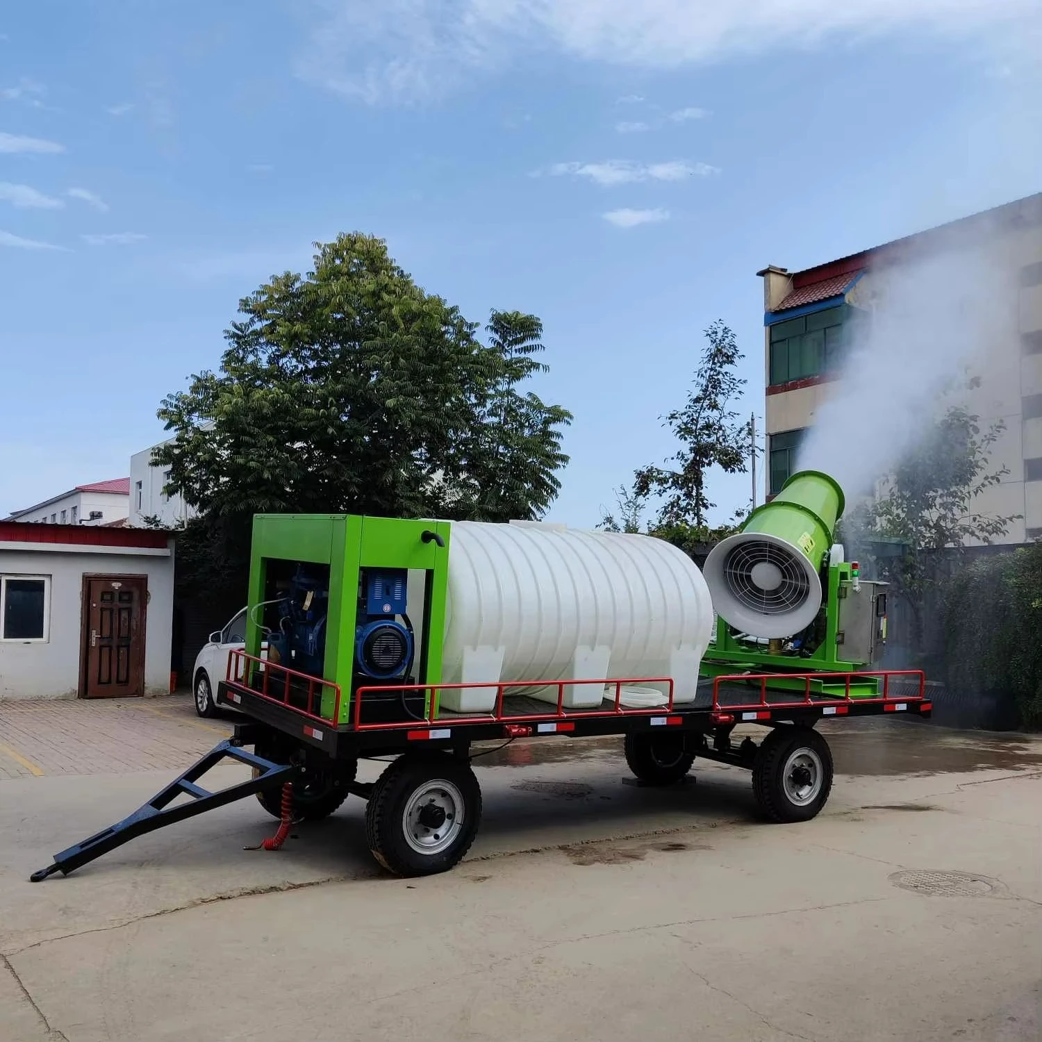 

50 м туман высокого давления, туманная пушка, промышленная машина для подавления пыли, водяной туман