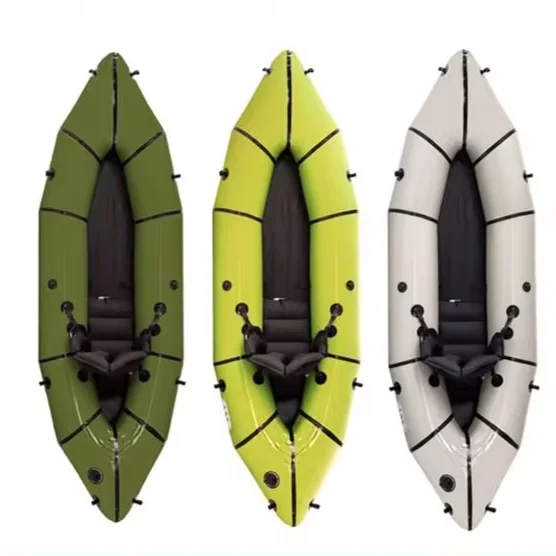 

Factory Manufacture Inflatable Fishing Rowing Boat White Water Sport TPU Ultralight Life Raft Pack Raft