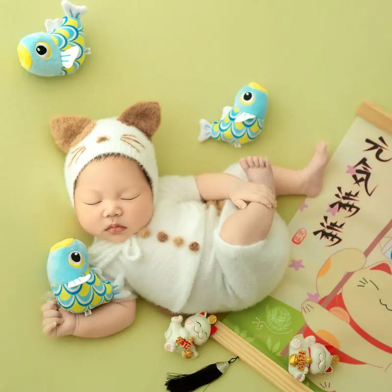 

Childrens Photography Theme Clothing Full Moon Baby Photography Props Newborn Baby Clothes Studio ベビー　コスチューム