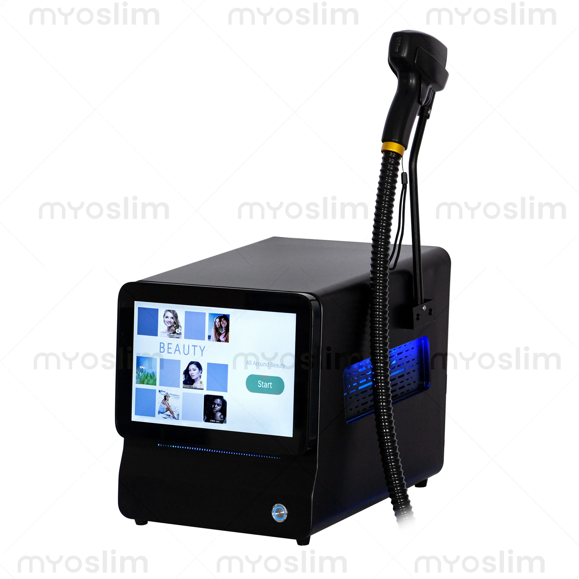 4000W 808 10 Bars 810nm Diode Laser Hair Removal Machine Ice Platinum Alexandrite 3 Wavelength Body Permanent Painless Epilator