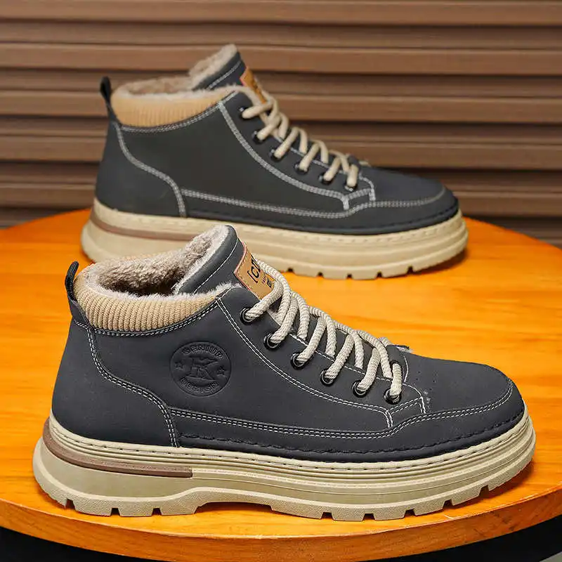 Hightop Round Foot Tenia For Men Oxford Red Dress Formal Shoes For Man Sneakers Sports Nice Festival Minimalist Outside