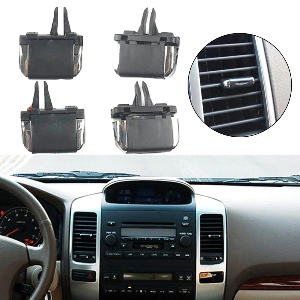 Car Front A/C Air Conditioner Outlet Vents Tab Clip For For Toyota LC120 2003-09 Accesorios Para Vehículos 24 Hot Sale Brand New