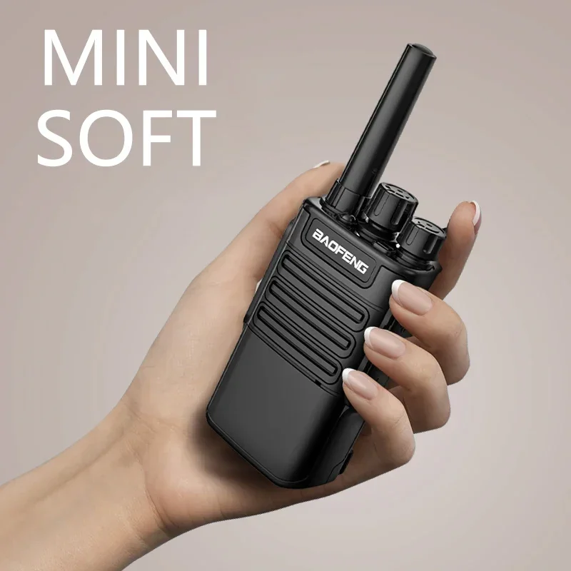 Baofeng BF-V8 Mini Walkie Talkie|UHF HF Transceiver|10KM Long Rang |Gray/Green/Orange|Handheld Intercom with Dual Band Frequency