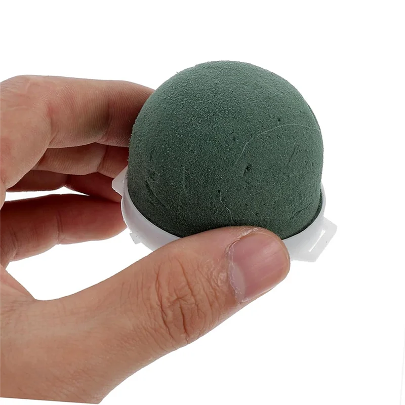 A24P 12 قطعة لترتيب الزهور الاحتفاظ بالمياه كتل مستديرة رغوة صغيرة لديكور الزفاف قطع مركزية للطاولات