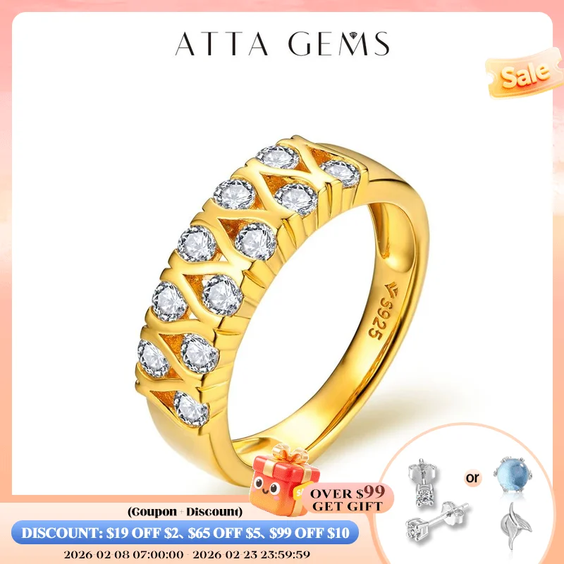 

Новинка, бриллиантовое кольцо ATTAGEMS 0,66ct с муассанитом для женщин D VVS1, цвет S925, серебро, обручальное кольцо, Изящные Ювелирные изделия, роскошный подарок