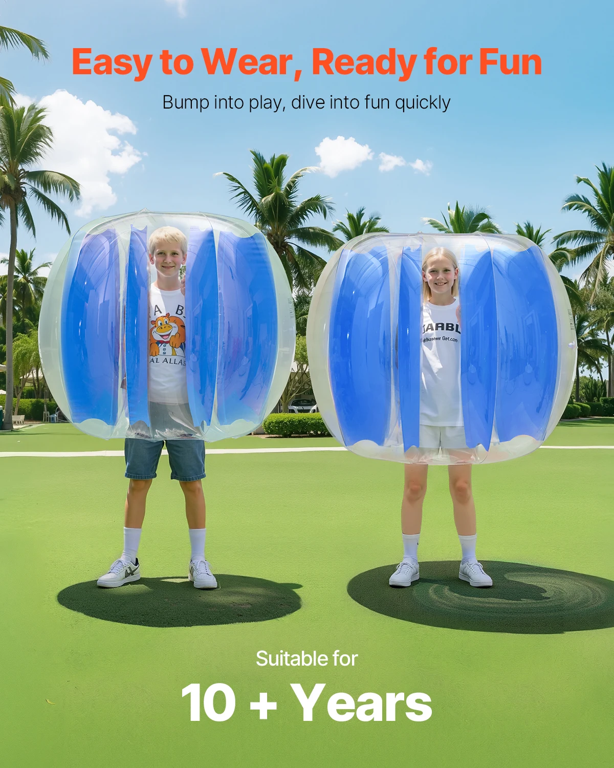 SucceBuy 1 Pacote de 4FT Bolas de Para-choque Infláveis Corpo Sumo Zorb Bola PVC Hamster Humano Bolha Knocker Bopper Brinquedo para Jardim Quintal Parque
